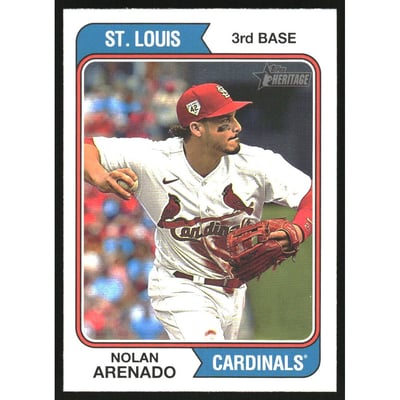 2023 Topps Heritage Image Variations #677 Nolan Arenado