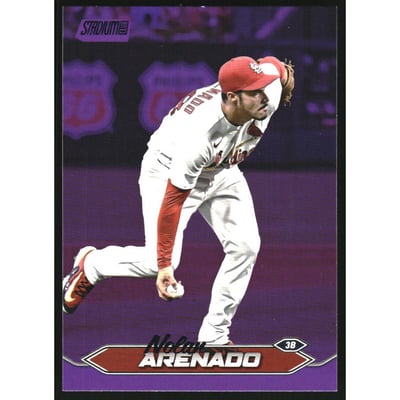 2024 Stadium Club Purple Foil #275 Nolan Arenado