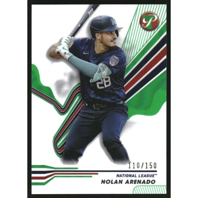 2024 Topps Pristine Green Refractors #275 Nolan Arenado AS