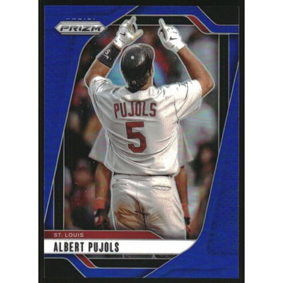 2025 Panini Prizm Prizms Blue #97 Albert Pujols