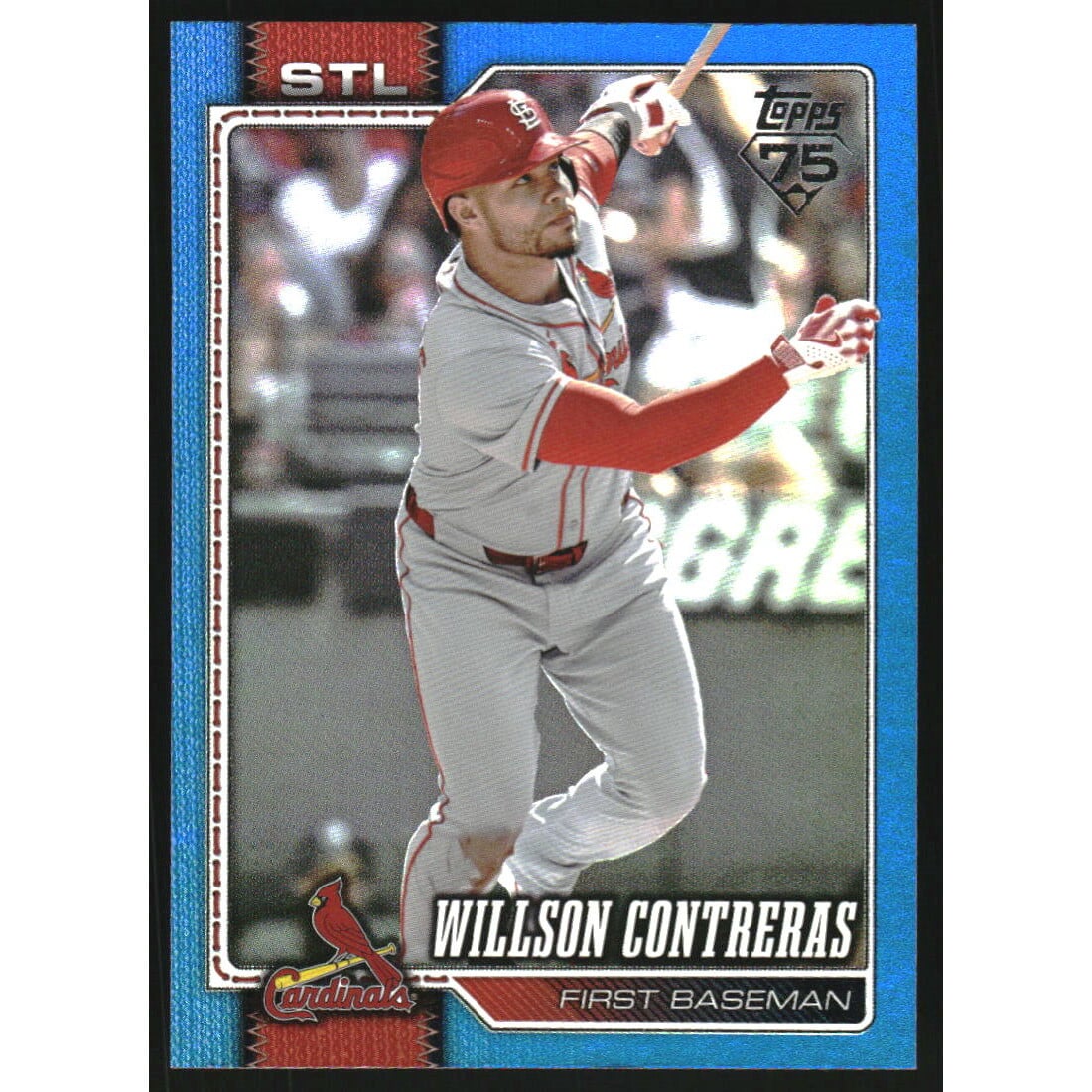 2026 Topps Blue Rainbow Foil #180 Willson Contreras