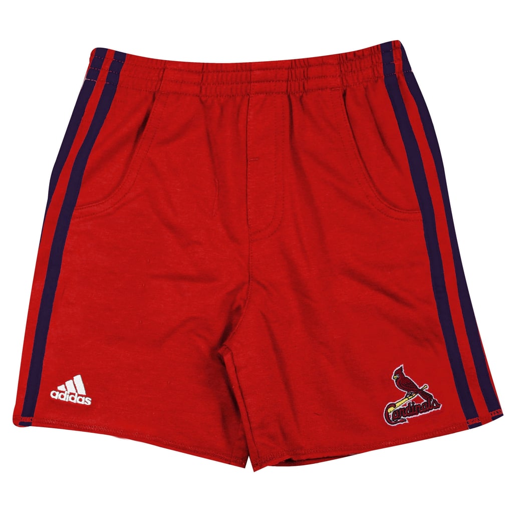 adidas St. Louis Cardinals Infant Base Hit Shorts Set - Gray/Red