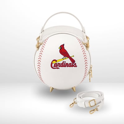 St. Louis Cardinals by Jill Martin Baseball Crossbody Fan Bag