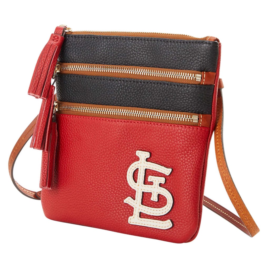 Dooney & Bourke MLB St. Louis Cardinals Coated Canvas Leather Backpack Red MLB Cardinals Crossbody – Dooney & Bourke main image 2