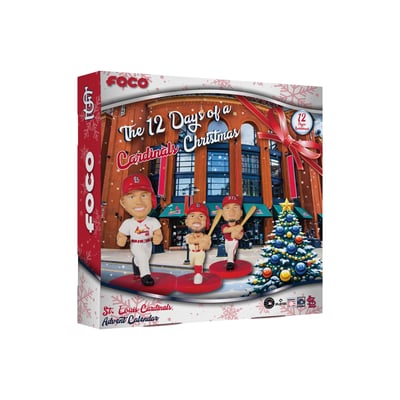 St. Louis Cardinals FOCO Retired Player Bobblehead Advent Calendar