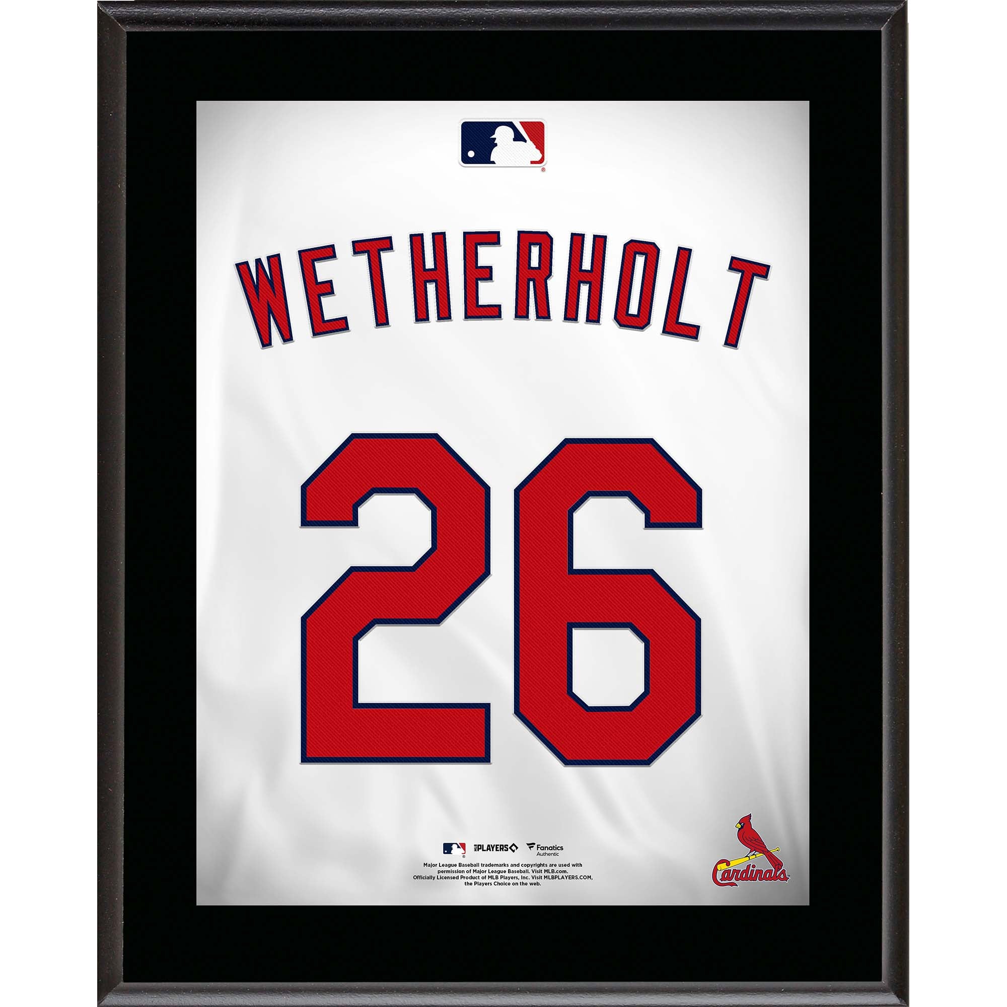JJ Wetherholt St. Louis Cardinals Fanatics Authentic 10.5