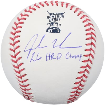 Jordan Walker St. Louis Cardinals Autographed Fanatics Authentic 2026 MLB Home Run Derby Logo Baseball with "26 HRD Champ" Inscription