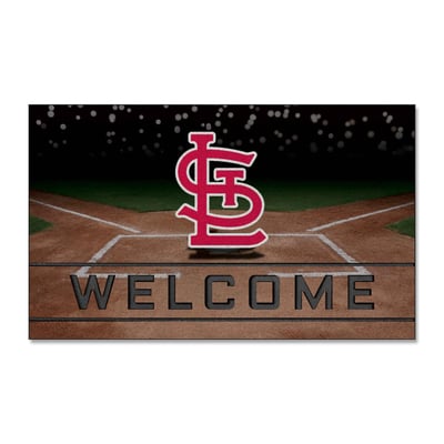 St. Louis Cardinals Logo Brands 18" x 30" Crumb Rubber Door Mat