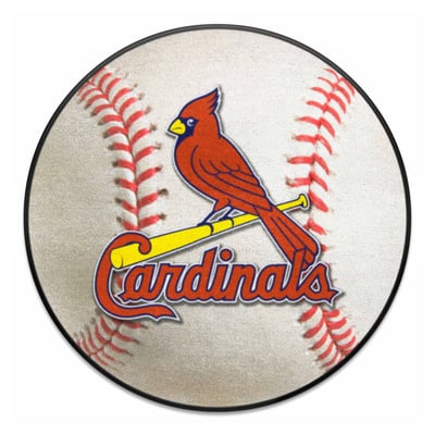  St. Louis Cardinals Logo Brands 27" Diameter Baseball Mat