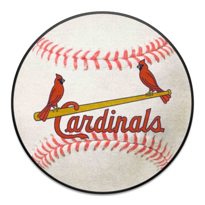  St. Louis Cardinals Logo Brands 27" Diameter Baseball Mat