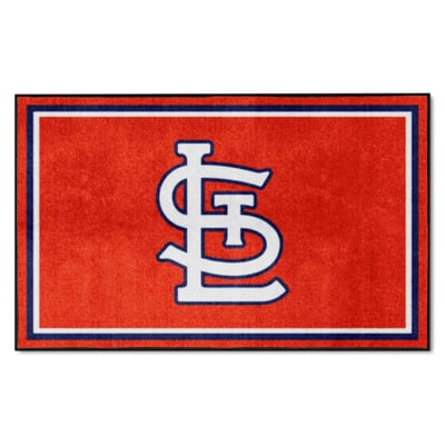  St. Louis Cardinals Logo Brands 4' x 6' Rug