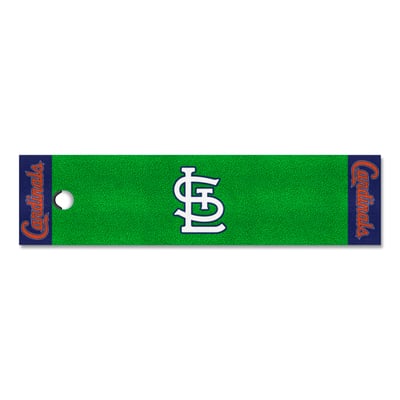 St. Louis Cardinals Logo Brands Putting Green Mat