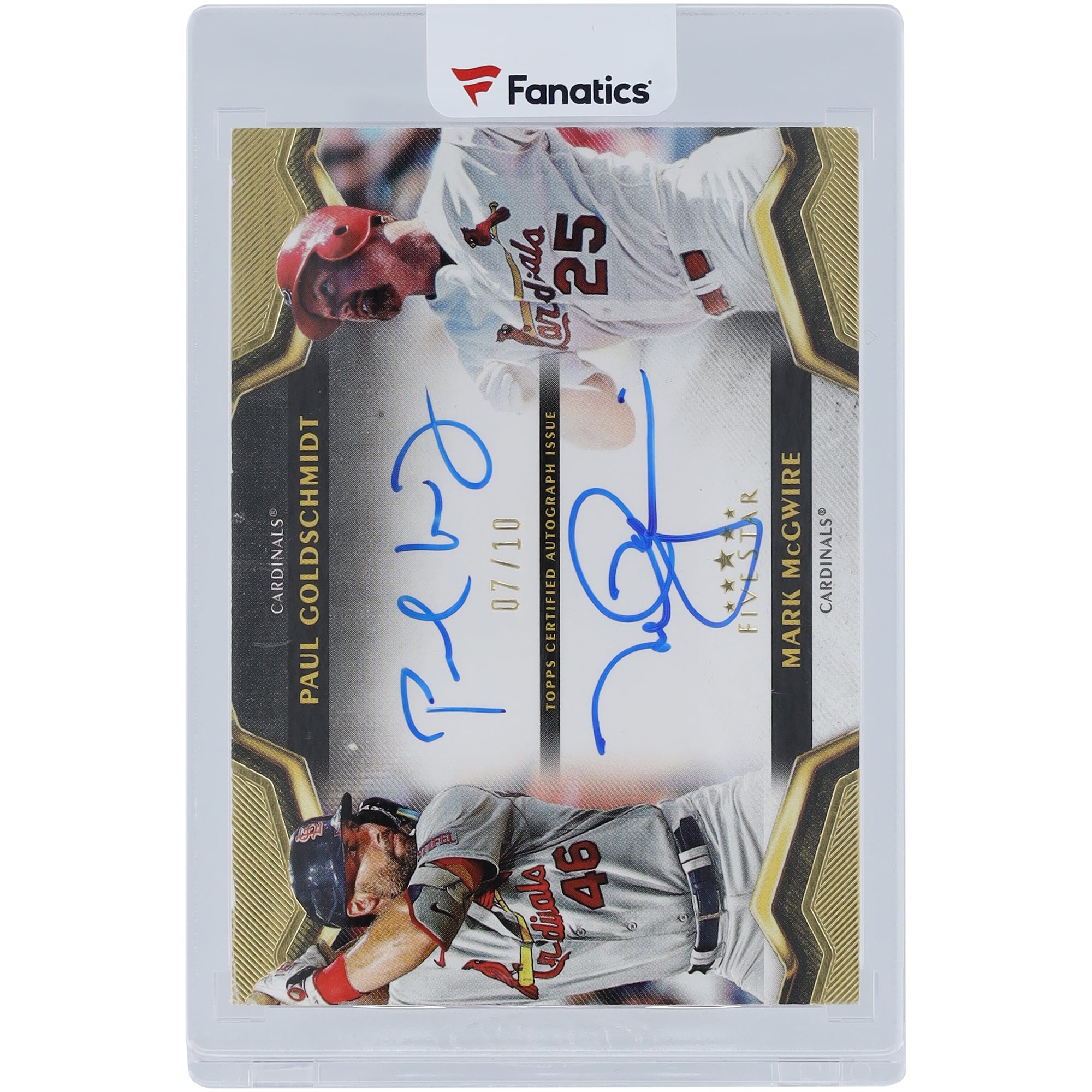 Mark McGwire & Paul Goldschmidt St. Louis Cardinals Autographed 