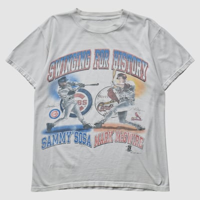 Mark McGwire Dynasty 1999 T-shirt - White - S by Fanatics Real Vintage