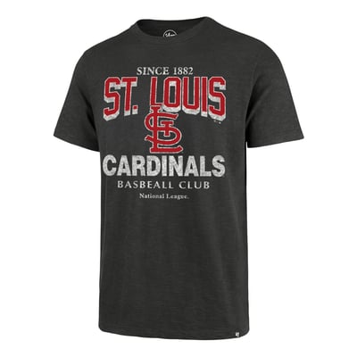 St. Louis Cardinals '47 Head On Scrum T-Shirt - Charcoal