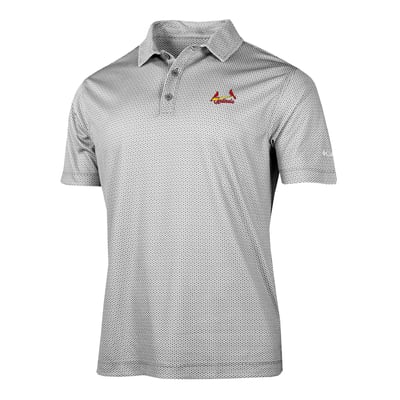 St. Louis Cardinals Columbia Crosscurrent Polo - Gray