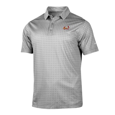 St. Louis Cardinals Columbia Dusk Diamond Polo - Gray