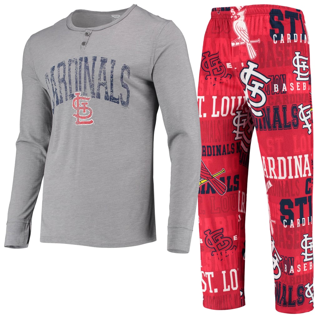 Men's St. Louis Cardinals Concepts Sport Red/Charcoal Ensemble Slub ...