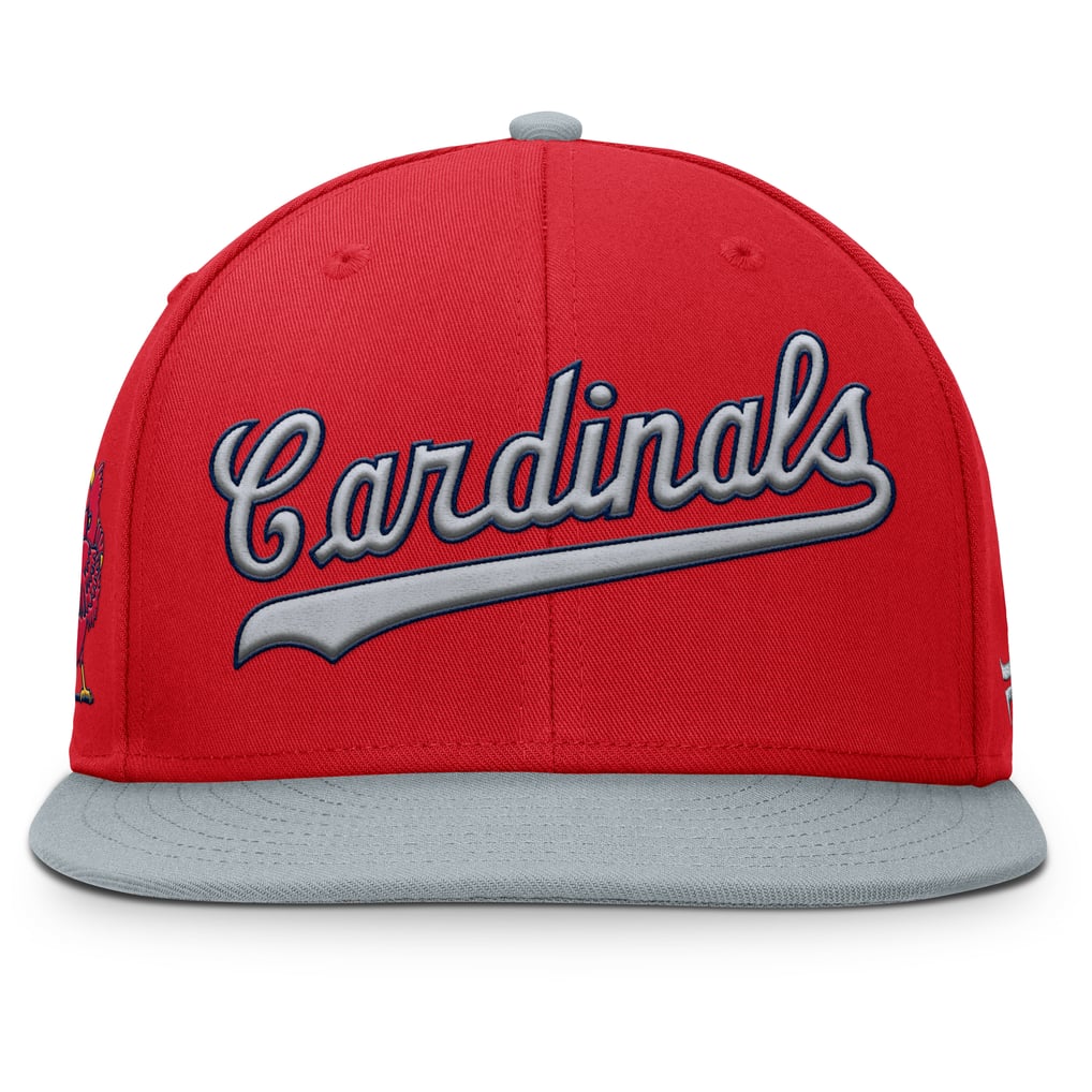 Men's St. Louis Cardinals Fanatics Red/Gray Yard Fitted Hat