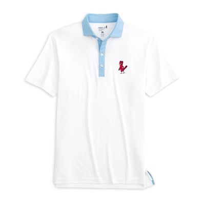 St. Louis Cardinals johnnie-O Ramos Performance Cooperstown Logo Jersey Polo - White/Light Blue
