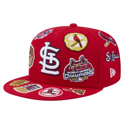  St. Louis Cardinals New Era All Over 59FIFTY Fitted Hat - Red