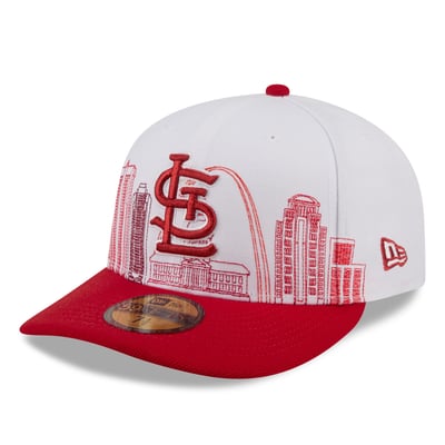 St. Louis Cardinals New Era City Skyline 59FIFTY Fitted Hat - White/Red