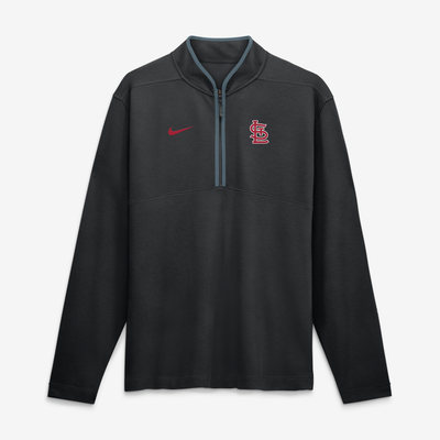 St. Louis Cardinals Nike Dri-FIT Victory Half-Zip Pullover - Black