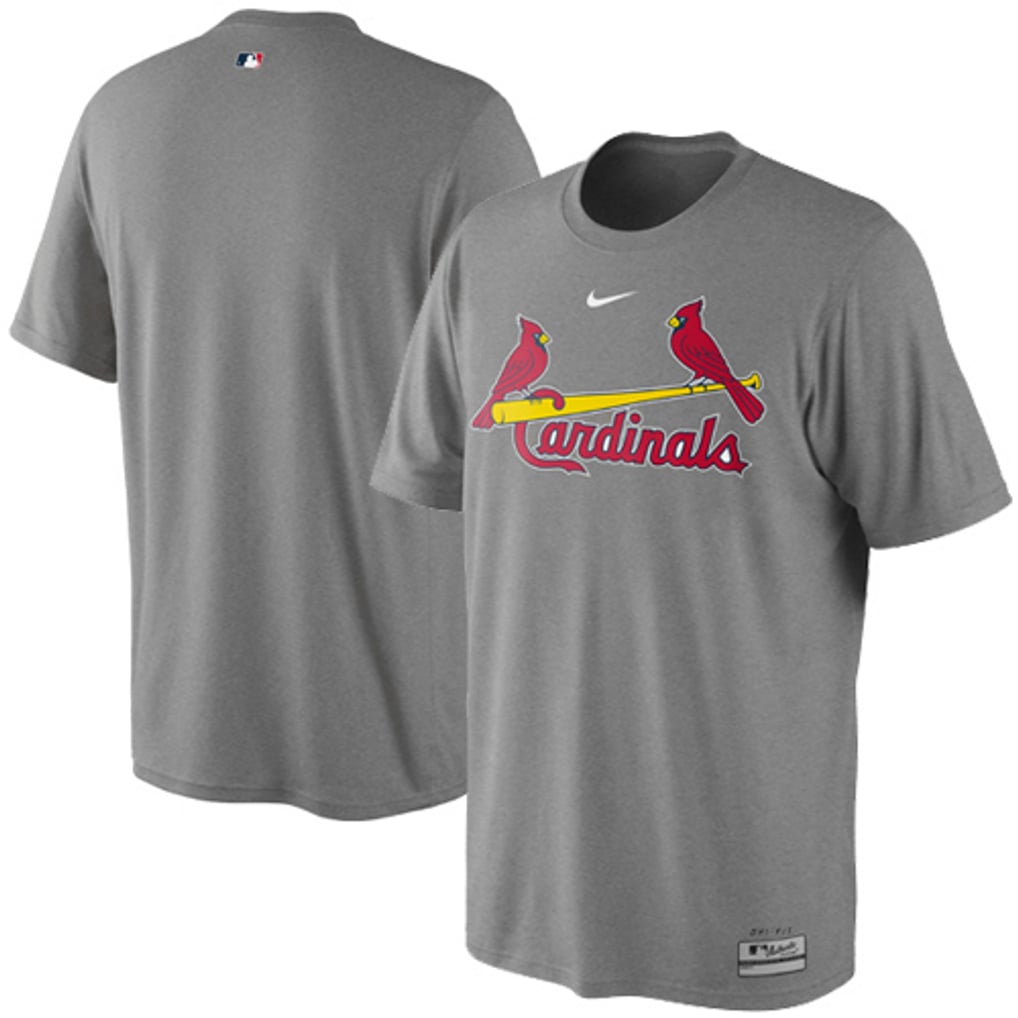 Men's St. Louis Cardinals Nike Gray Authentic Collection Legend ...