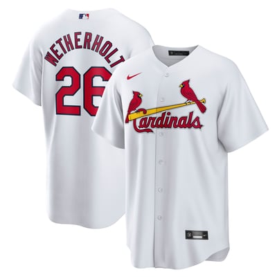 JJ Wetherholt St. Louis Cardinals Nike Home Replica Player Jersey - White