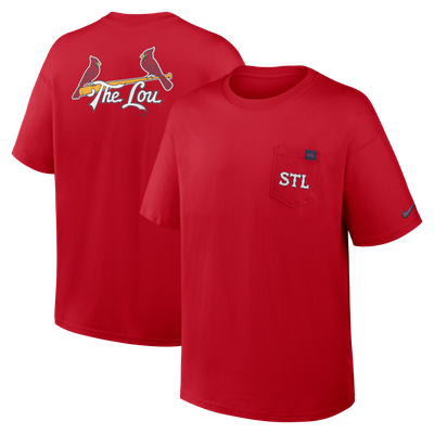 St. Louis Cardinals Nike City Connect Max90 Pocket T-Shirt - Red