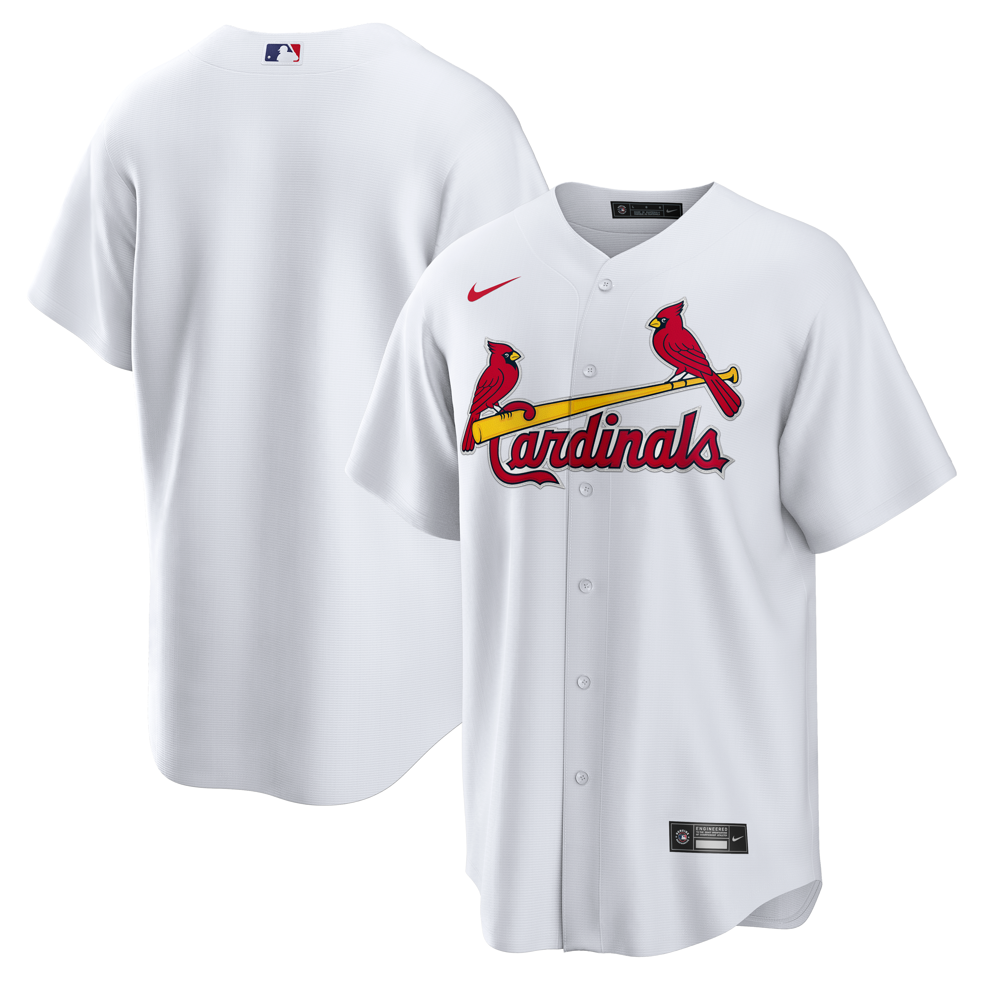 St. Louis Cardinals Home Big & Tall Replica Jersey White