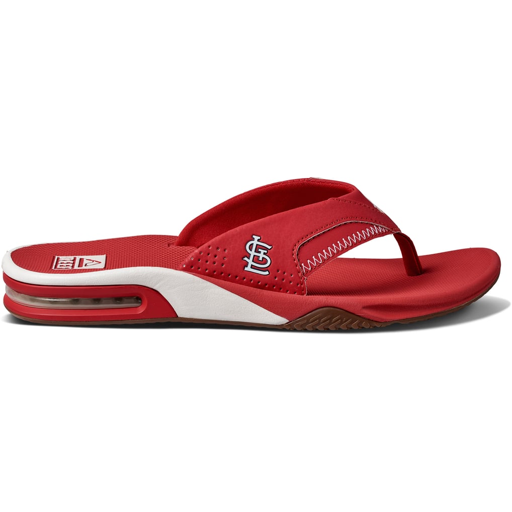 St. Louis Cardinals Reef Fanning X MLB Bottle Opener Flip Flops Men\'s Size 11 Men main image 4