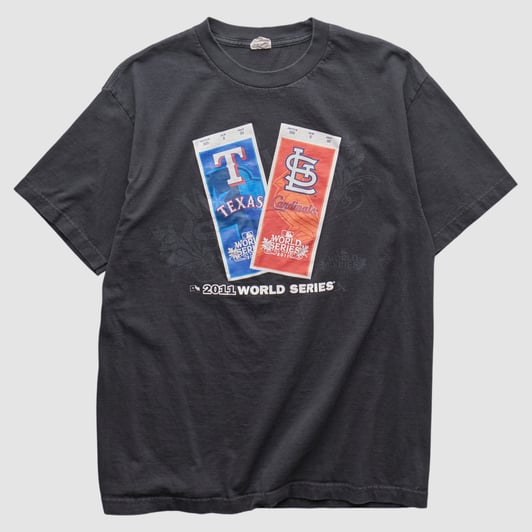 MLB World Series Alstyle 2011 T-shirt - Black - M by Fanatics Real Vintage