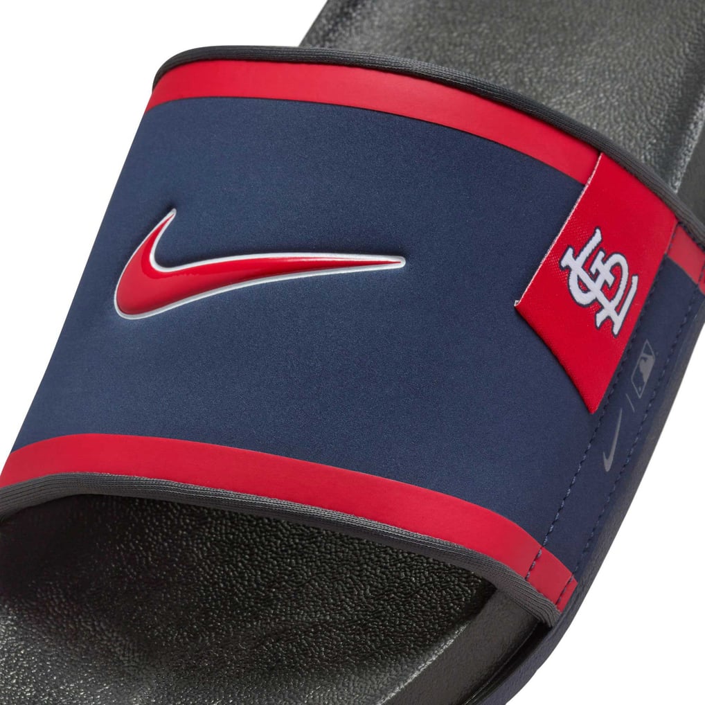 Nike Blue and Red St Louis Cardinal MLB Slides St. Louis Cardinals Nike Offcourt Slide Sandals main image 3