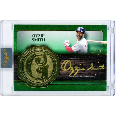 Ozzie Smith St. Louis Cardinals Autographed 2025 Topps Five Star Golden Graphs #GG-OS Card 