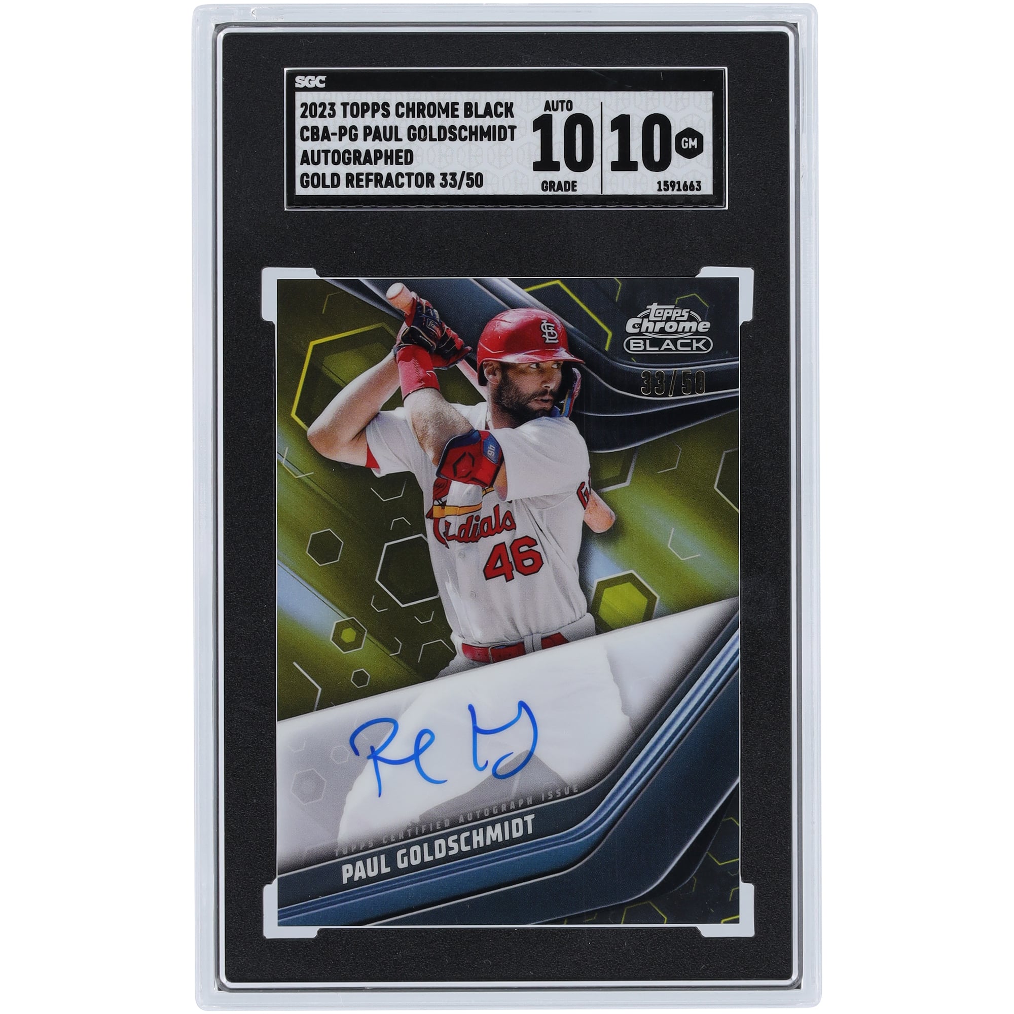 Paul Goldschmidt St. Louis Cardinals Autographed 2023 Topps Chrome 