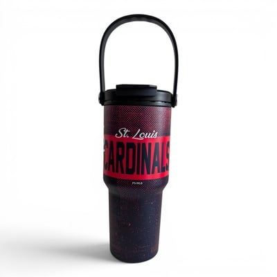 St. Louis Cardinals Pegasus 24oz. Speckled Gradient Stainless Steel Dual Top Water Bottle