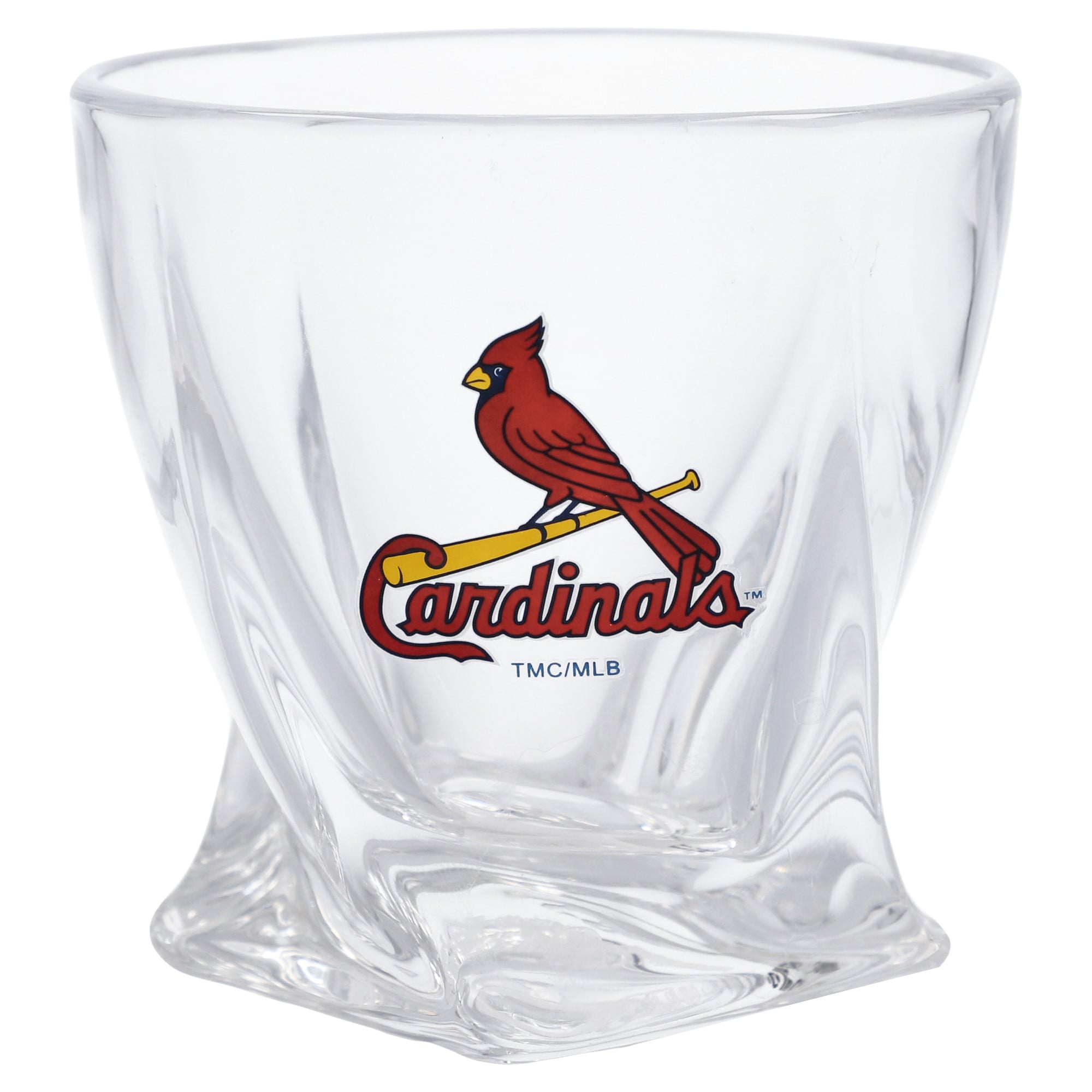 St. Louis Cardinals 11oz. Logo Curved Rocks Glass
