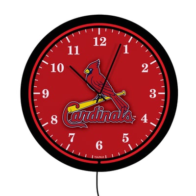 St. Louis Cardinals 18" Lighted Round LED Wall Clock