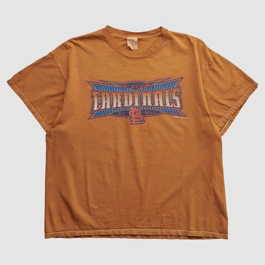 St. Louis Cardinals 2002 T-shirt - Clay - L by Fanatics Real Vintage