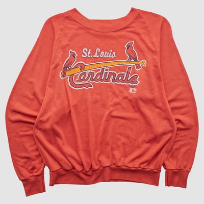 St. Louis Cardinals 70s Pullover Sweatshirt - Red - XXS by Fanatics Real Vintage