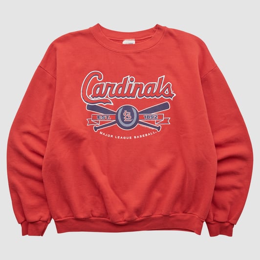 St. Louis Cardinals CSA 2006 Pullover Sweatshirt - Red - M by Fanatics Real Vintage