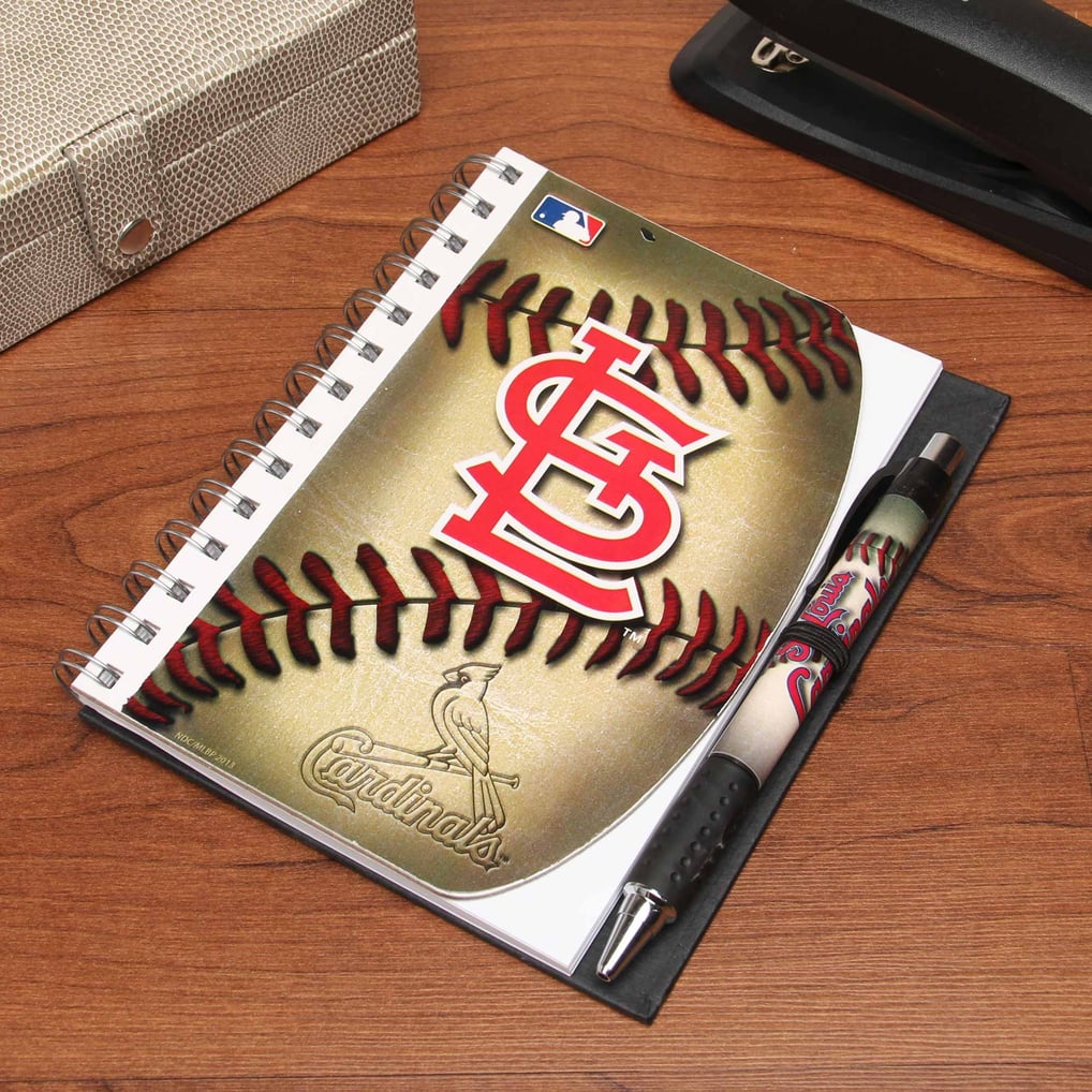 St. Louis Cardinals Deluxe Hardcover Notebook & Pen Set