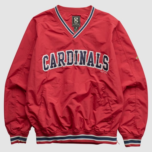 St. Louis Cardinals Gear For Sports 2000s Pullover Jacket - Red - L by Fanatics Real Vintage