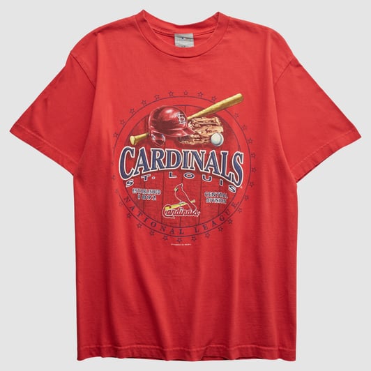 St. Louis Cardinals Geniune Merchandise 2009 T-shirt - Red - S by Fanatics Real Vintage