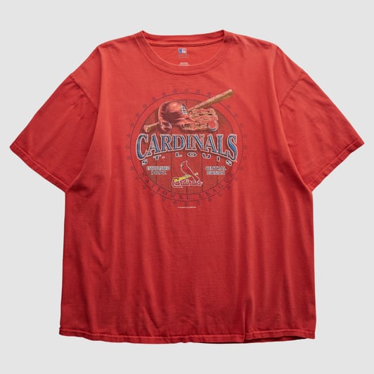St. Louis Cardinals Genuine Merchandise 2000s T-shirt - Red - 2XL by Fanatics Real Vintage