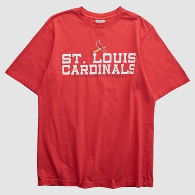 St. Louis Cardinals Genuine Merchandise 2000s T-shirt - Red - S by Fanatics Real Vintage