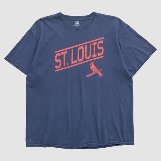 St. Louis Cardinals Genuine Merchandise 2010s T-shirt - Navy - L by Fanatics Real Vintage