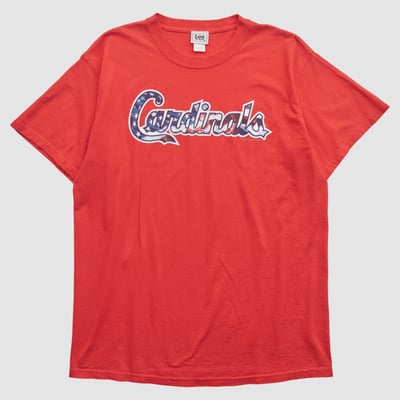 St. Louis Cardinals Lee Apparel 2000s T-shirt - Red - L by Fanatics Real Vintage