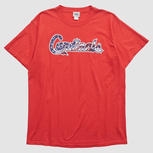 St. Louis Cardinals Lee Apparel 2000s T-shirt - Red - L by Fanatics Real Vintage